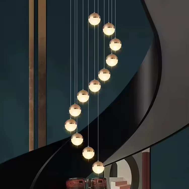 Suspension cascade globes